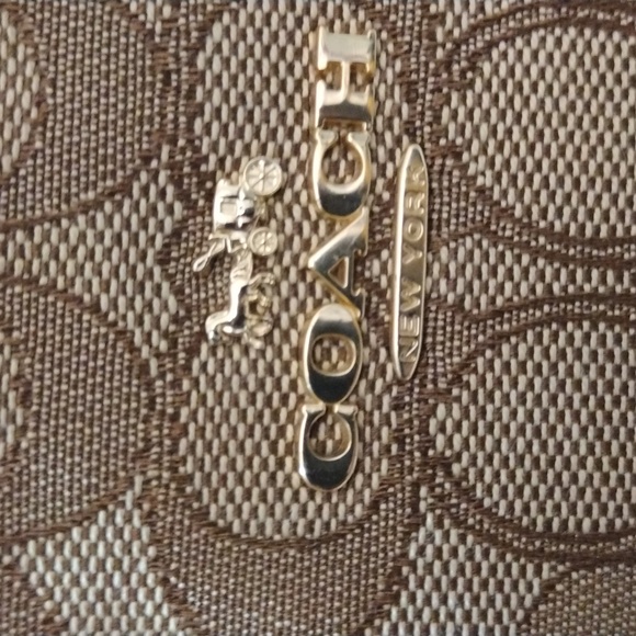 Coach Brown Classic Tote Bag with Signature Monogram - Picture 4 of 14